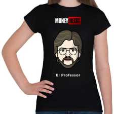 PRINTFASHION El Professor - Női póló - Fekete női póló