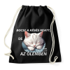 PRINTFASHION elaludt az ölemben - Sportzsák, Tornazsák - Fekete