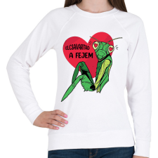 PRINTFASHION Elcsavartad a fejem - Női pulóver - Fehér női pulóver, kardigán