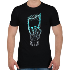 PRINTFASHION Elektro Heavy Metal - Férfi póló - Fekete férfi póló