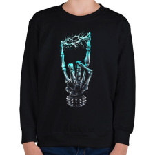 PRINTFASHION Elektro Heavy Metal - Gyerek pulóver - Fekete gyerek pulóver, kardigán