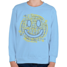 PRINTFASHION Elektromosoly - Gyerek pulóver - Világoskék gyerek pulóver, kardigán