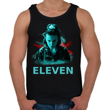 PRINTFASHION ELEVEN - Férfi atléta - Fekete atléta, trikó