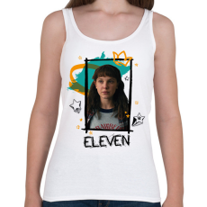 PRINTFASHION Eleven - Stranger Things - Női atléta - Fehér