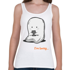 PRINTFASHION Elfoglalt... - Női atléta - Fehér női trikó