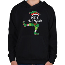 PRINTFASHION Elfsquad - Gyerek kapucnis pulóver - Fekete gyerek pulóver, kardigán