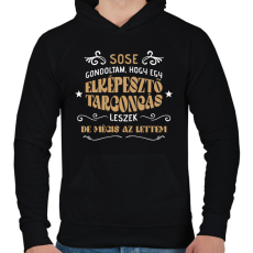 PRINTFASHION Elképesztő targoncás - Férfi kapucnis pulóver - Fekete