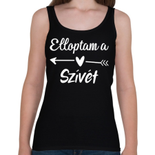 PRINTFASHION Elloptam a szívét - páros 2 - Női atléta - Fekete női trikó