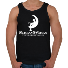 PRINTFASHION elm - Férfi atléta - Fekete