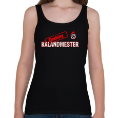 PRINTFASHION Elmebeteg Kalandmester - Női atléta - Fekete