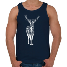 PRINTFASHION Élővilág - Férfi atléta - Sötétkék