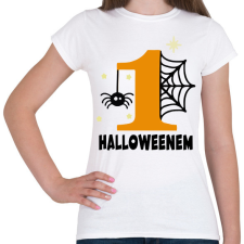PRINTFASHION Első Halloweenem - Női póló - Fehér női póló