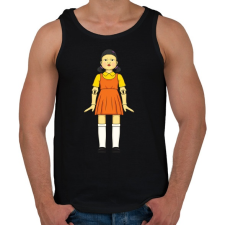 PRINTFASHION Első játék - Squid Game - Férfi atléta - Fekete atléta, trikó