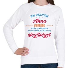 PRINTFASHION Eltévedni - Én vagyok - Női pulóver - Fehér női pulóver, kardigán