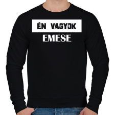 PRINTFASHION Eltévedt pároknak - Én vagyok (fehér) - Férfi pulóver - Fekete férfi pulóver, kardigán