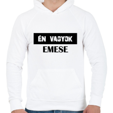 PRINTFASHION Eltévedt pároknak - Én vagyok - Férfi kapucnis pulóver - Fehér férfi pulóver, kardigán