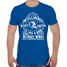 PRINTFASHION Eltökélt  - Férfi póló - Királykék férfi póló