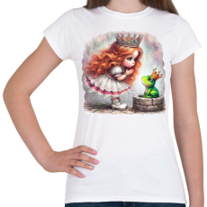 PRINTFASHION Elvarázsolt királyfi - Női póló - Fehér