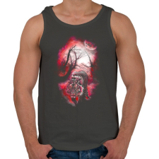 PRINTFASHION Elvarázsolt nyomok - Férfi atléta - Sötétszürke atléta, trikó