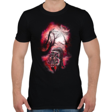 PRINTFASHION Elvarázsolt nyomok - Férfi póló - Fekete férfi póló