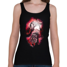 PRINTFASHION Elvarázsolt nyomok - Női atléta - Fekete