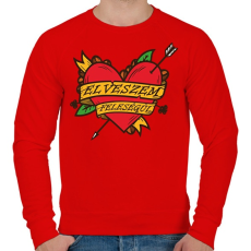 PRINTFASHION Elveszem feleségül - Férfi pulóver - Piros