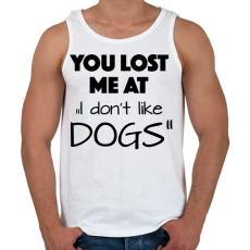 PRINTFASHION Elvesztettél - Férfi atléta - Fehér