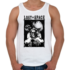 PRINTFASHION Elveszve az űrben - Férfi atléta - Fehér atléta, trikó