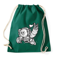 PRINTFASHION Elveszve az űrben - Sportzsák, Tornazsák - Sötétzöld tornazsák