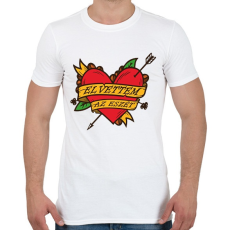 PRINTFASHION Elvettem az eszét - Férfi póló - Fehér