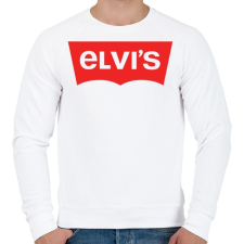 PRINTFASHION elvis - Férfi pulóver - Fehér férfi pulóver, kardigán