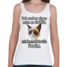 PRINTFASHION Ember - Enter - Női atléta - Fehér