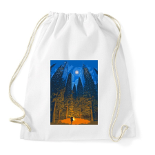 PRINTFASHION Ember és természet - Sportzsák, Tornazsák - Fehér tornazsák