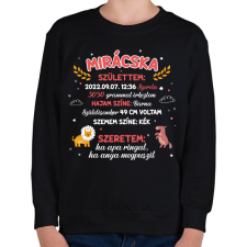 PRINTFASHION Emlékörző - Gyerek pulóver - Fekete gyerek pulóver, kardigán