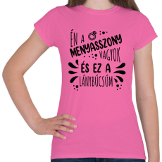 PRINTFASHION Én a menyasszony vagyok - Női póló - Rózsaszín
