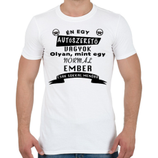 PRINTFASHION Én egy autószerelő vagyok póló - Férfi póló - Fehér