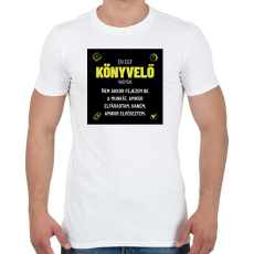PRINTFASHION Én egy könyvelő vagyok - Férfi póló - Fehér