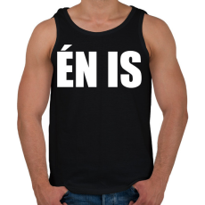 PRINTFASHION Én is - Férfi atléta - Fekete