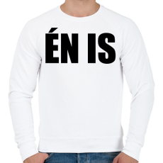 PRINTFASHION Én is  - Férfi pulóver - Fehér