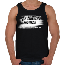 PRINTFASHION Én mindent észreveszek csak úgy csinálok, mintha nem - Férfi atléta - Fekete atléta, trikó