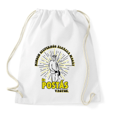 PRINTFASHION Én postás vagyok - Sportzsák, Tornazsák - Fehér tornazsák