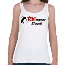 PRINTFASHION Én sosem iszom eleget - Női atléta - Fehér női trikó