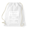 PRINTFASHION Én vagyok a főnök, amíg a feleségem nincs a láthatáron - Sportzsák, Tornazsák - Fehér