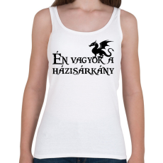 PRINTFASHION Én vagyok a házisárkány-Páros póló - Női atléta - Fehér