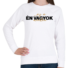 PRINTFASHION Én vagyok az a minden - páros minta - Női pulóver - Fehér női pulóver, kardigán