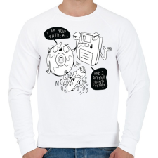 PRINTFASHION Én vagyok az apád - Férfi pulóver - Fehér női pulóver, kardigán