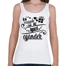 PRINTFASHION Én vagyok az igazi ajándék - Női atléta - Fehér