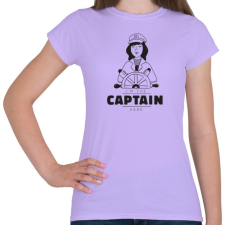 PRINTFASHION Én vagyok itt a kapitány - Női póló - Viola női póló