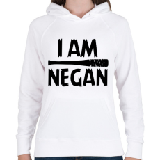 PRINTFASHION Én vagyok Negan - Női kapucnis pulóver - Fehér
