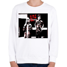 PRINTFASHION End of TFW - Gyerek pulóver - Fehér gyerek pulóver, kardigán